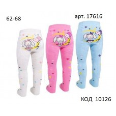 Bross Колготки махрові для дівчинки ясельні МАЛЮНОК 17616  6(3)шт