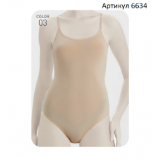 BR Боді жіночі 6634,03  БЕЖЕВИЙ   6(1)шт.