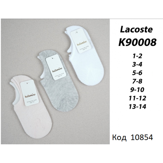 ArtiKatamino Шкарпетки бавовняні для дівчинки короткі СІТКА  К90008  МІКС кольорів 12(3) шт.