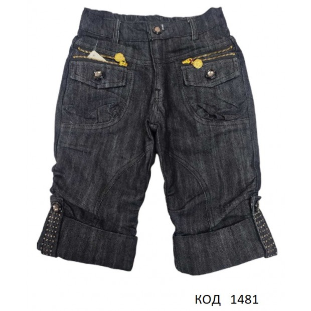 --Ch Бриджі для дівчинки ДЖИНС 292 на флісі  3-7 років  5 шт