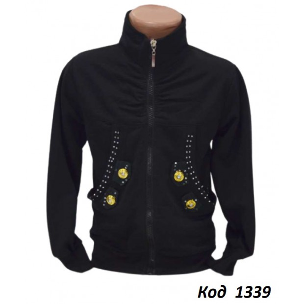 .Ch Кофта для дівчинки на замку 2-х нитка 2-5 років  4 шт