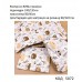 Ukr Постіль БЯЗЬ ПРЕМІУМ для немовлят 3в1 на резинці (100*135//50*40//60-120) 1 шт