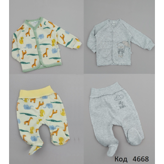 MarioKids Комплект ( кофта+повзунки)  68,74 4(2)шт