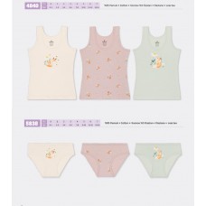 BR Набір6 білизни для дівчинки(майка+ТРУСИ) 4840/5838      6(3)шт.