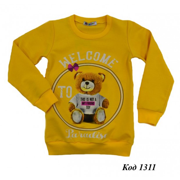 Tr Реглан для дівчинки 2-х нитка BNN 4767    116-134   4 шт