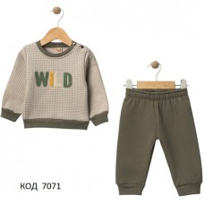 Tr Костюм 3-х нитка начос для хлопчика DECO 56548  6-18 місяців 4 шт.