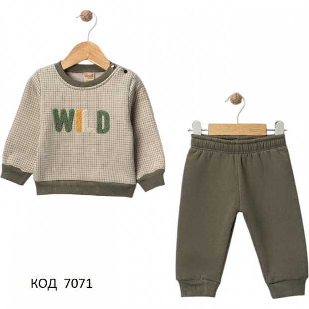 Tr Костюм 3-х нитка начос для хлопчика DECO 56548  6-18 місяців 4 шт.