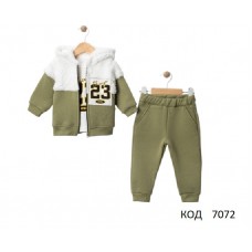 Tr Костюм 3-х нитка начос для хлопчика 3-х предметний  MTNX 25309 9міс.-2 роки 4 шт.