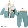 Tr Костюм 3-х нитка начос для хлопчика 3-х предметний  MTNX 25309 9міс.-2 роки 4 шт.