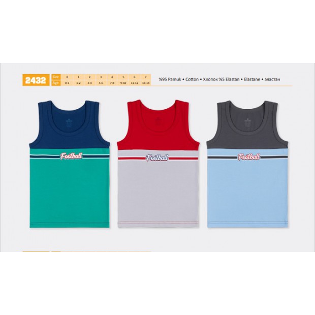 BR Майка для хлопчика 2432   06  6(3) шт