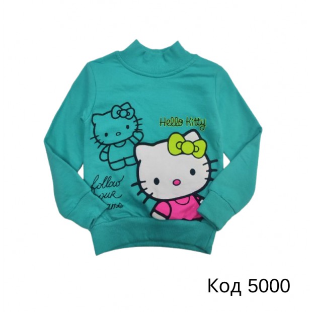 Tr Реглан-стійка для дівчинки Bazak начос  1-4   4шт