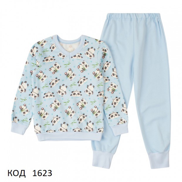 ЛяЛя Піжама футер УНІ К3ФТ143  116,122,128//   3шт