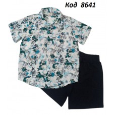 Ch Костюм рубашка + шорти .110-128   4 шт.