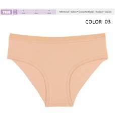 BR Труси для дівчинки підліток 7616,03 БЕЖЕВИЙ     12(6) шт.