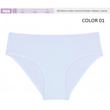 BR Труси для дівчинки підліток 7616,01 БІЛИЙ     12(6) шт.