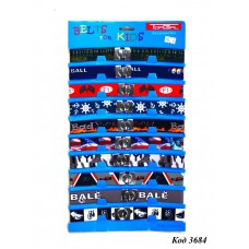 Topgal Ремінь  середній металічна застібка МАЛЮНОК для хлопчика10 шт