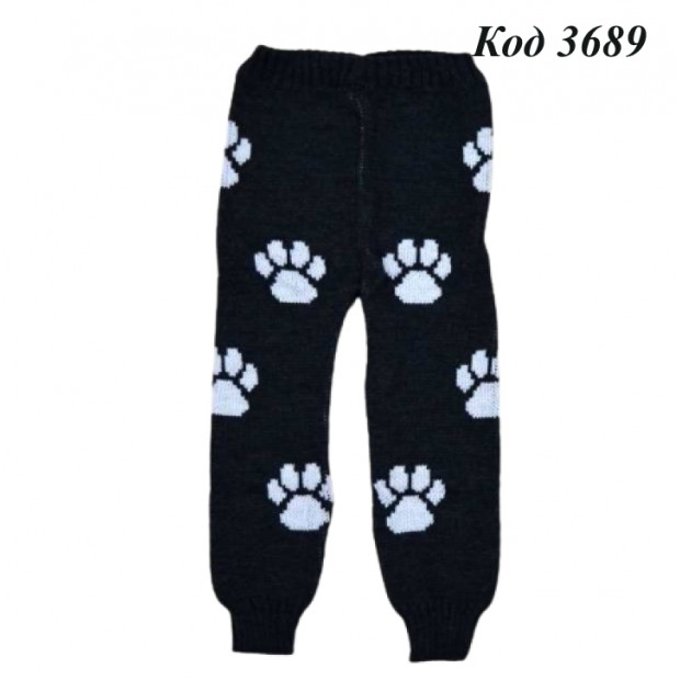 Tashkan Гамаші в'язані МУРКА т.сірий/чорний 28.30.32 3шт