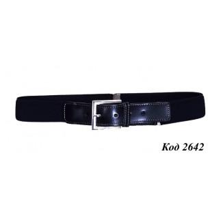 Topgal Ремінь підліток квадратна ПРЯЖКА (шкіряна вставка рядок) ЧОРНИЙ 10 шт