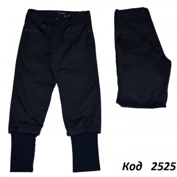 .Ch Бриджі для дівчинки ПЛАЩІВКА Yuke 11031 на флісі 21-25. 5 р.