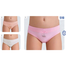 BR Труси для дівчинки 5110,99  Мікс кольорів  06,07    12(6) шт.