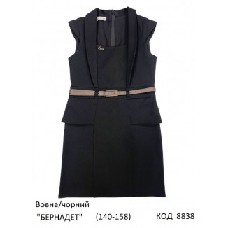 SuzieСн 140-158шерсть Сарафан Сн59608 "БЕРНАДЕТ" чорний 140-158   4шт