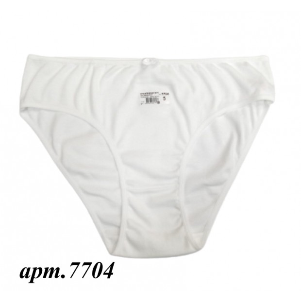 BR Труси жіночі  7704,01  БІЛИЙ  рібана 12(3)шт