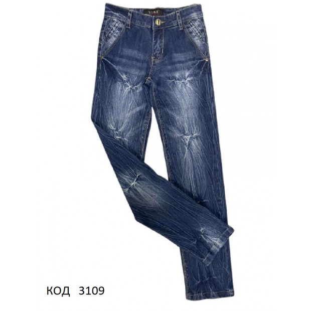 .Ch Штани для дівчинки ДЖИНС Yuke 2483    21-25.     5 р.