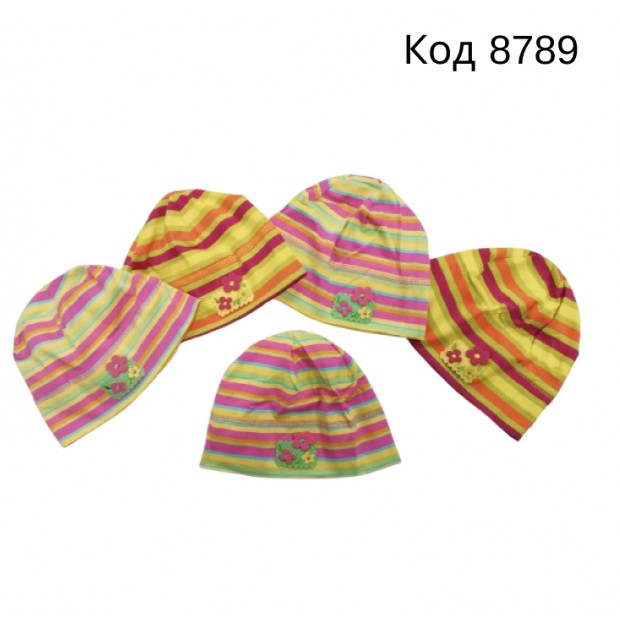 -- Raster Шапка трикотажна для дівчинки Польща  50-52р.  5шт