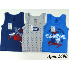 BR  Майка для хлопчика 2690   06,07  6(3) шт