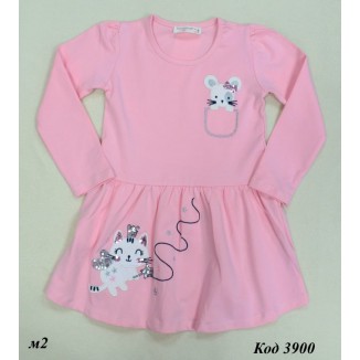 Платье стрейч девочка Fashion 6721   (098-128  5 шт.
