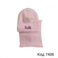 Ambra  Шапка+хомут в'язана на флісі для дівчинки  M-18   50-54    1 шт.