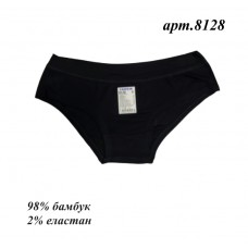 BR Труси жіночі  8128,02  ЧОРНИЙ БАМБУК  12(3)шт
