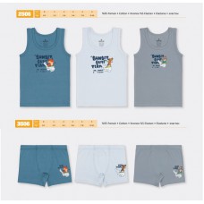 BR Набір6 білизни для хлопчика(майка+боксери) 2506/3506   6(3)шт.