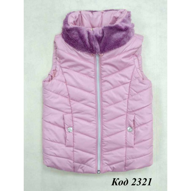 Tr Жилетка для дівчинки синтапон на флісі 2-3,роки  3(1)р.