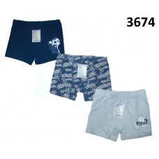BR  Шорти боксери для хлопчика 3674  06,07   6(3) шт