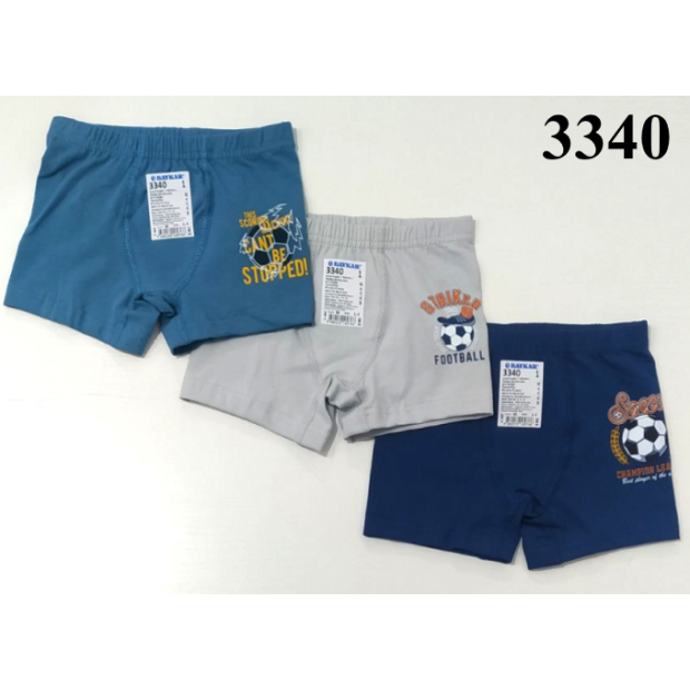 BR Шорти боксери для хлопчика 3340  06   6(3) шт