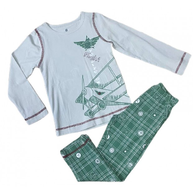 BR Піжама для хлопчика 03-06 стрейч/бавовна  9624    GRI BOYALI(223)сірий однотон  1 шт.