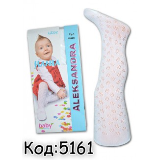 AL Колготки  капронові  ясельні .HANIA візерунок 40DEN  68-74/80-86 1шт