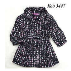 --Ch Плащ для дівчинки на трикотажі MazaiaKids 2009  (110-134)  5 р.