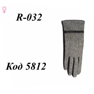 YO од.Перчатки жіночі трикотаж R-032  ЯЛИНКА розмір 24   6(1) шт