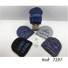 Ambra  Шапка в'язана на флісіі для хлопчика  Z-27   50-54    5шт