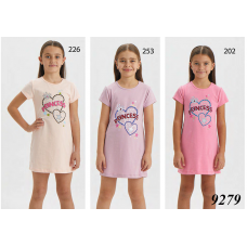 BR Нічна сорочка 03-06 короткий рукав  9279   3-6   4 шт.