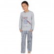 BR Піжама для хлопчика 03-06 стрейч/бавовна  9076    GRIMEL EKOSE (230) сірий 1 шт.