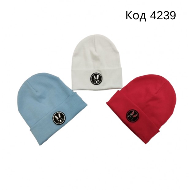 Viva Шапка подвійна для дівчинки М 91524 "PRETTY"   2-8 років 5(3)шт