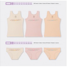 BR Набір6 білизни для дівчинки(майка+ТРУСИ) 4868/5866   6(3)шт.