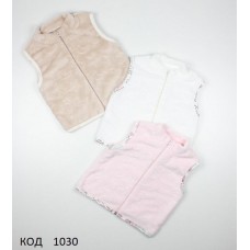 МС Жилетка велсофт "Бейка" однотон  074,080,086р 3шт