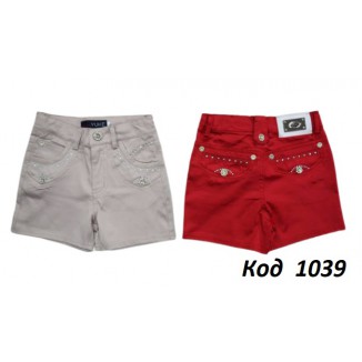 --Ch Шорти для дівчинки Yuke атлас  17-21  5шт