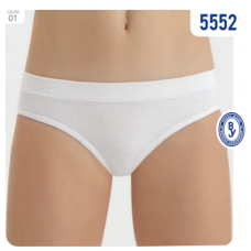 BR Труси для дівчинки 5552.01 БІЛИЙ    06.07   12 (6)шт