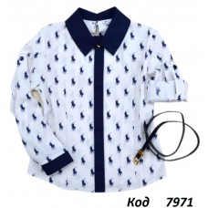 Mevis Блуза для дівчинки шифон ba59(в002)  128-152  5 шт