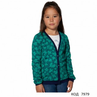 ,Mevis Кофта на гудзиках для дівчинки 1567  116-140  5(4) шт